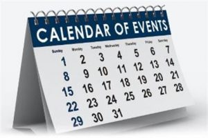 Events calendar image