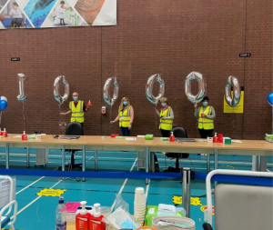 100000 vacines at Ballymena Vaccination Centre