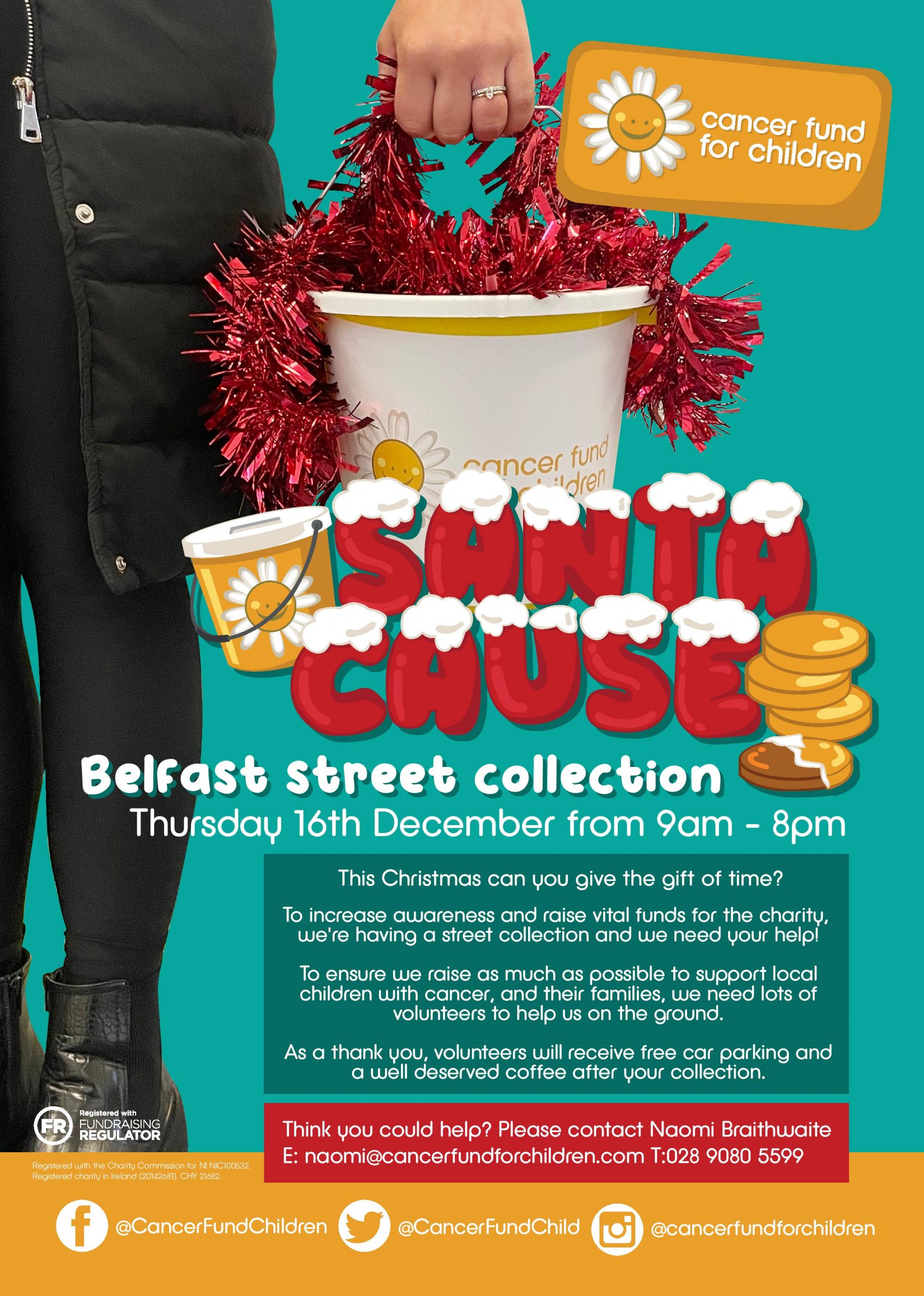Belfast City Centre Christmas Street Collection Volunteer Now