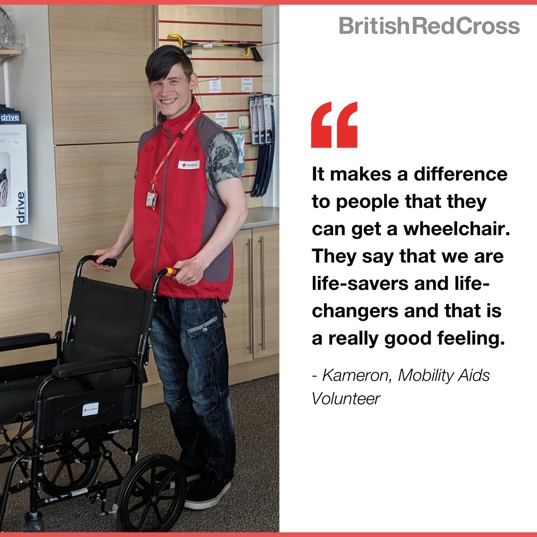 British Red Cross seek volunteers for their mobility aids service