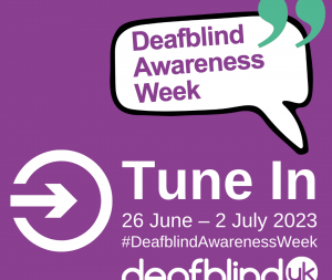 Image promoting Deafblind Awareness Week
