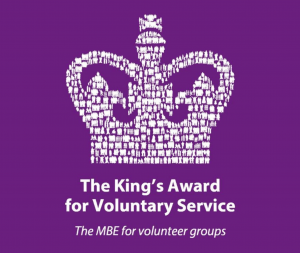 King's Award for Voluntary Service logo