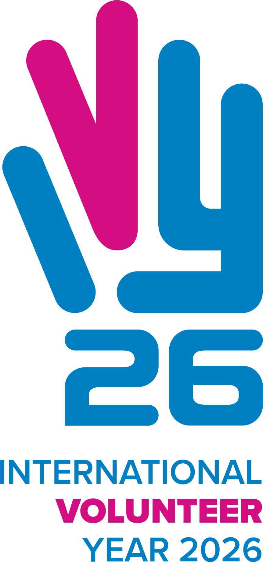 International Volunteer Year 2026 logo