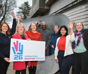 Representatives from the NI UN Year of Volunteers Sub Group launching their campaign to champion the role of volunteers throughout 2026