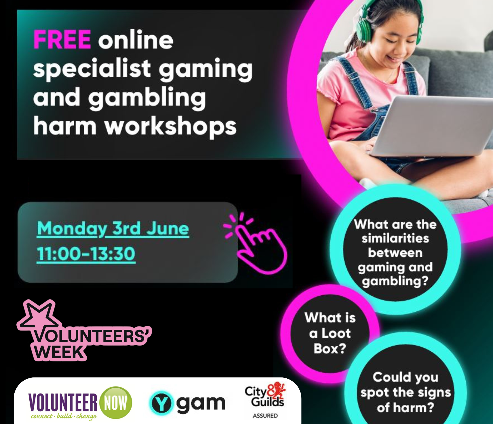 Ygam and Volunteer Now workshop