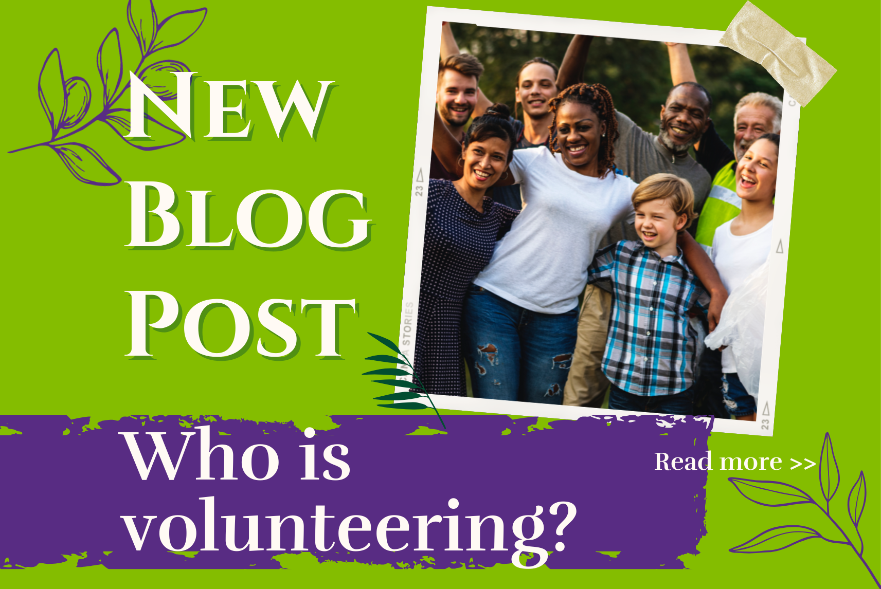 Blog post Who is volunteering